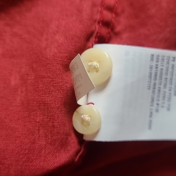 American Eagle Seriously Soft Classic Fit Lg Slv Button Down Shirt  Sz LT. Rust - Picture 12 of 12